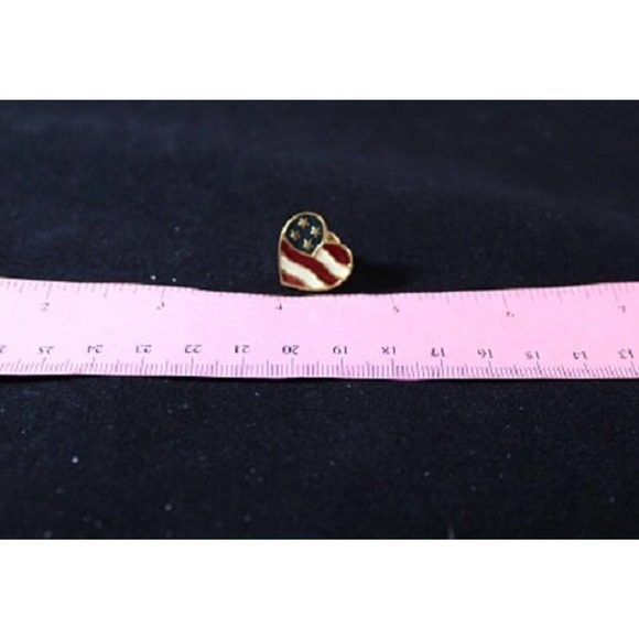 Vintage USA Flag Tac Pin, American Flag Pin, Independence Day, July 4th - Picture 3 of 4